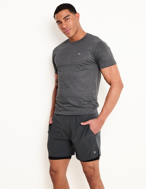 PLAYERA X10 CAB. HOMBRE SIN E, M, GRIS