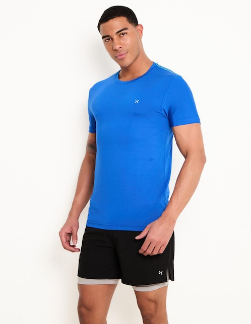 Playera deportiva para correr X10 de hombre
