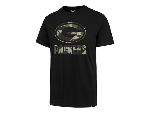 CAMISETA DEPORTIVA WISCONSIN GREEN BAY PACKERS, TEJONES, CERVECEROS - NEGRA  - MD - 3X