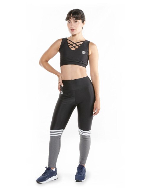 Leggins deportivos corazón gris Max Fit