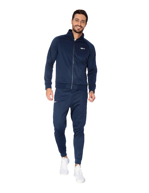 Conjunto deportivo regular con elástico para hombre