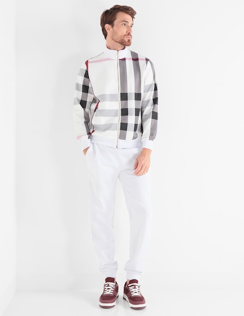 Conjunto deportivo regular con elástico para hombre