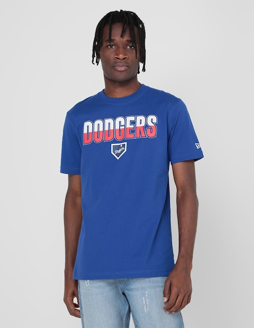 Playera deportiva para béisbol New Era Los Angeles Dodgers de hombre