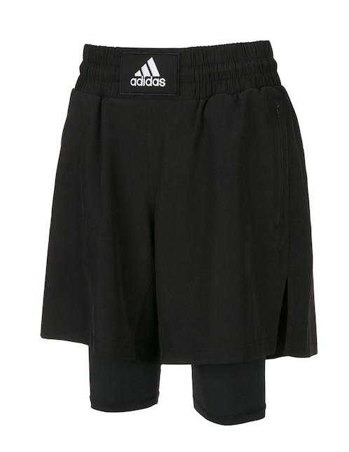 Short calzón de malla integrado para box hombre