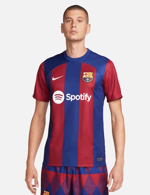 Jersey de Fútbol Club Barcelona entrenamiento Nike para hombre