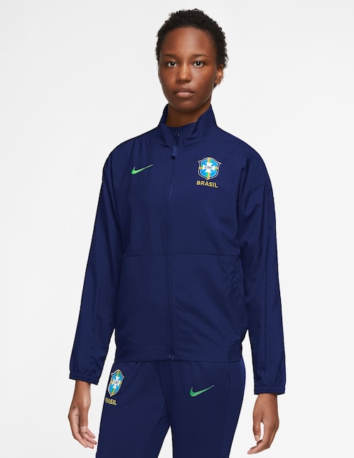 Chamarra Nike de fútbol de Selección de fútbol de Brasil para mujer