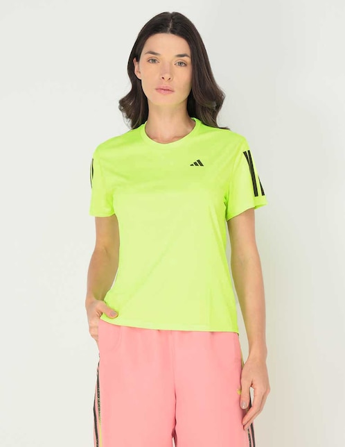 Playera deportiva para correr Adidas para mujer