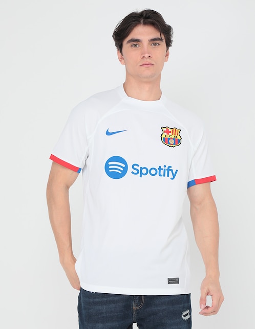 Jersey de Fútbol Club Barcelona local Nike para hombre