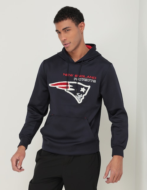 Sudadera NFL capucha y bolsa New England Patriots para hombre