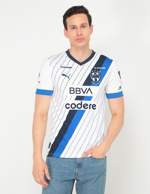 Jersey de  Club de Fútbol Monterrey visitante manga corta Puma fan para hombre