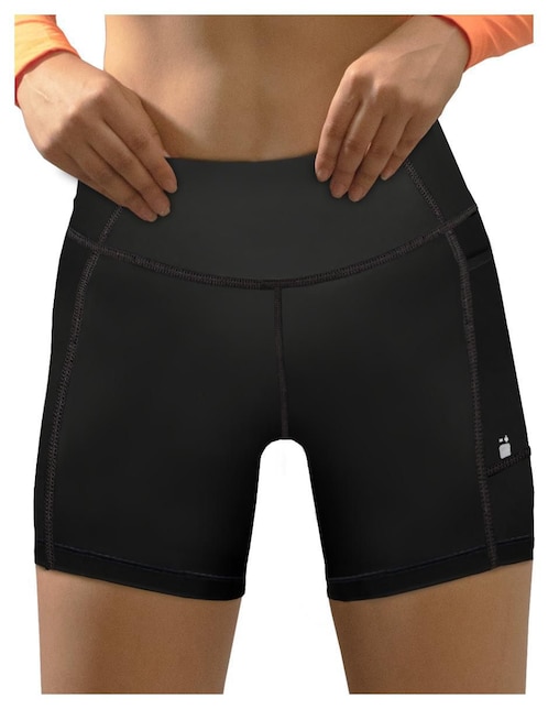 Short con bolsa Voltaica para entrenamiento mujer