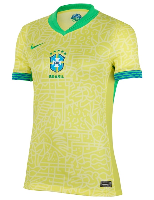 Playera deportiva Nike Selección de fútbol de Brasil para mujer