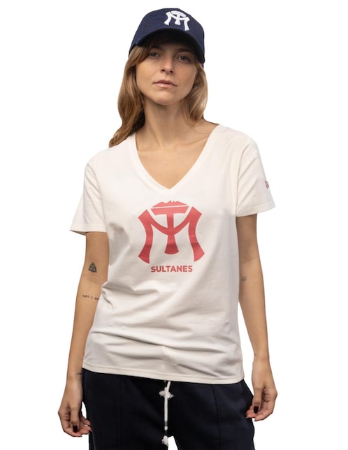 Playera deportiva para béisbol New Era Sultanes de Monterrey unisex