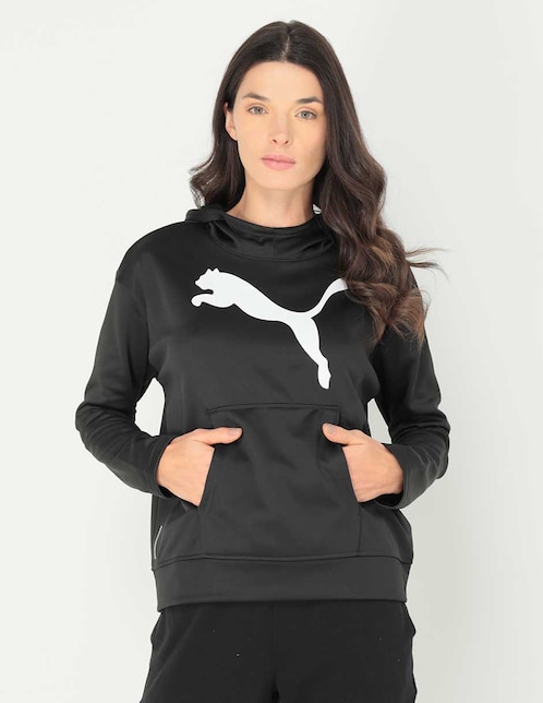 Sudadera Puma con capucha y bolsa para mujer