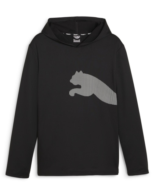 Sudadera con capucha y bolsa para hombre
