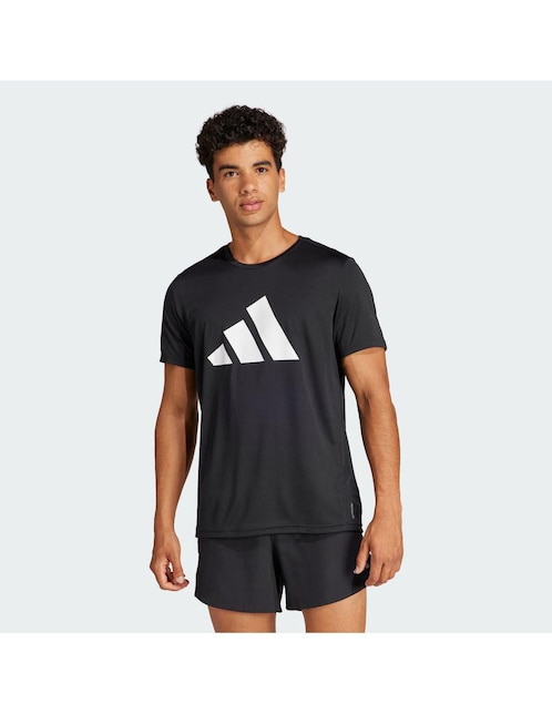 Playera deportiva para correr Adidas de hombre