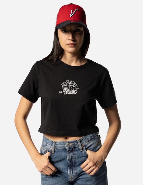 Playera deportiva para béisbol New Era El Águila de Veracruz de mujer