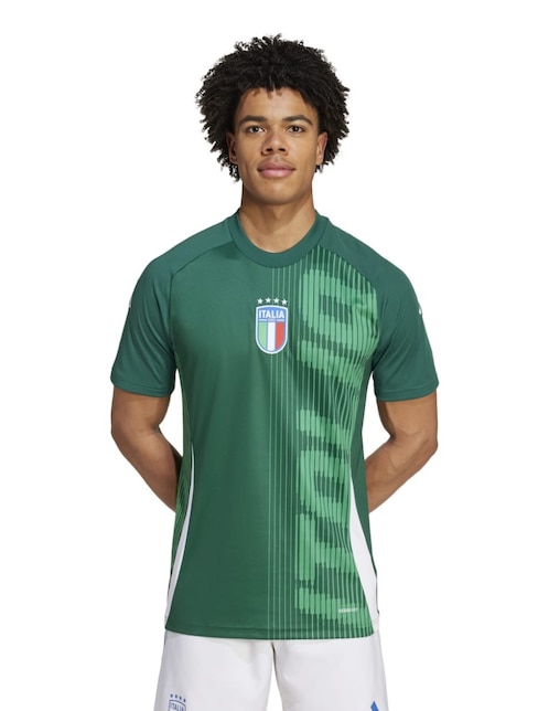 Playera deportiva para fútbol Adidas de hombre