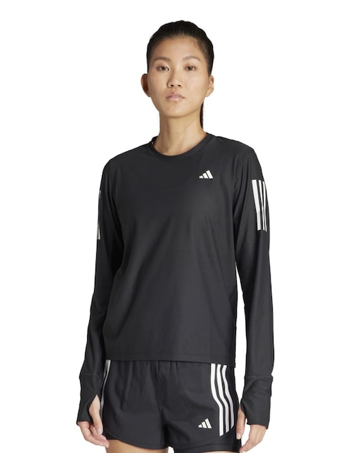 Playera deportiva para correr Adidas de mujer