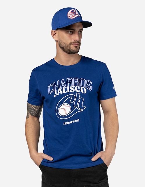 Playera deportiva para béisbol New Era Charros de Jalisco de hombre