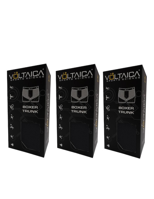 Set bóxer trunk Voltaica para hombre 3 piezas