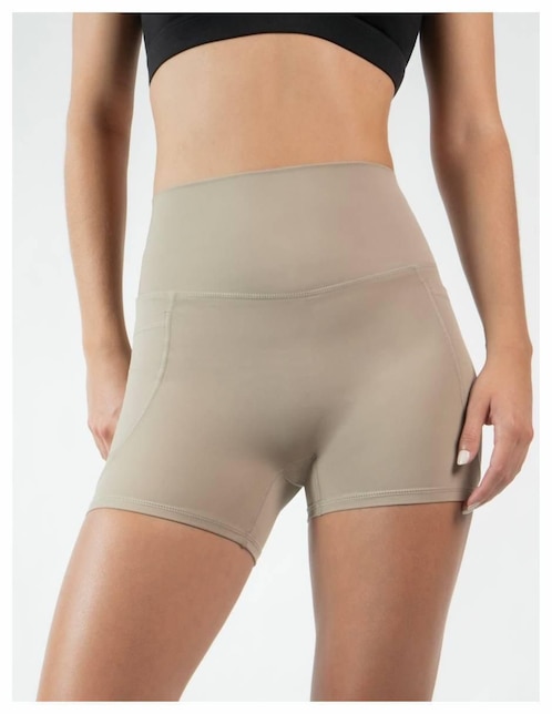 Short con bolsa para yoga mujer 1