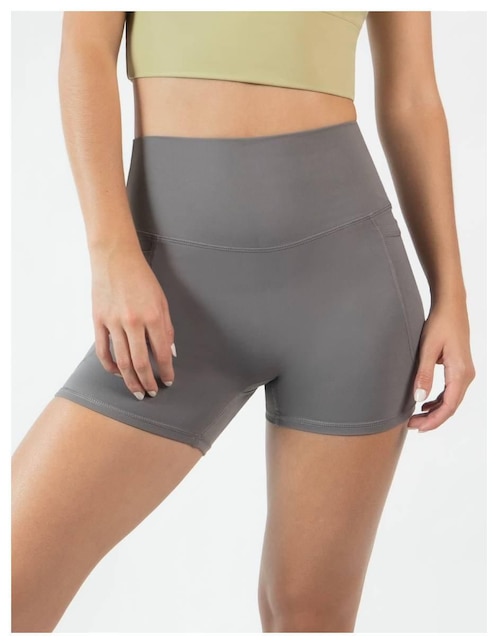 Short con bolsillos Strenua para yoga mujer