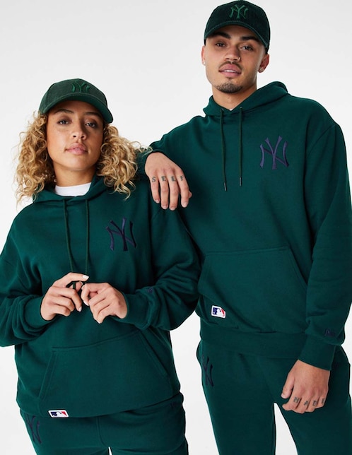 Sudadera New Era con capucha y bolsa New York Yankees para hombre