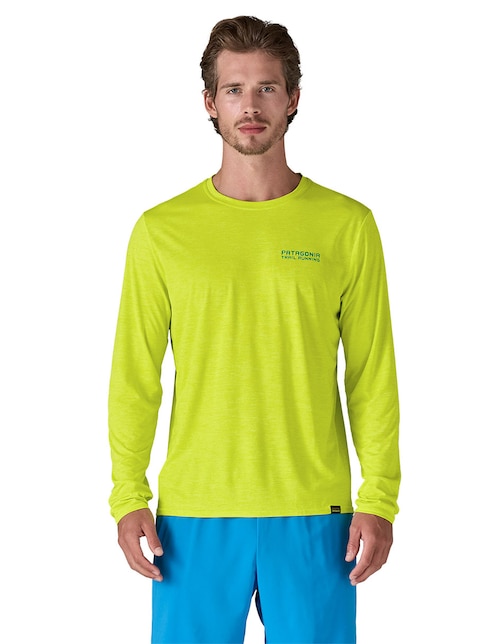 PLAYERA PATAGONIA HOMBRE SIN, XG, AZUL
