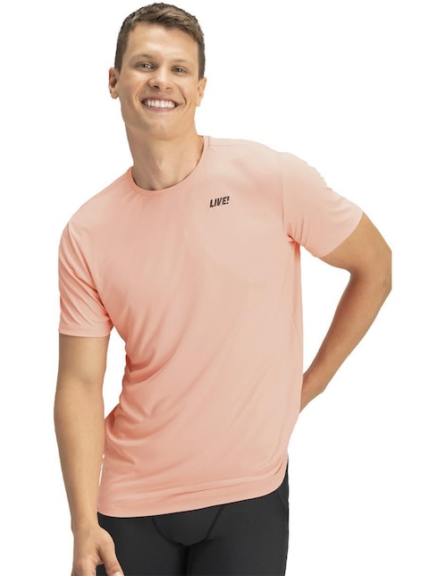 Playera deportiva para entrenamiento Live de hombre