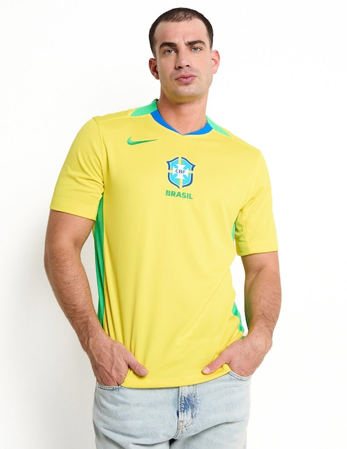 Playera deportiva para fútbol Nike Selección de fútbol de Brasil para hombre