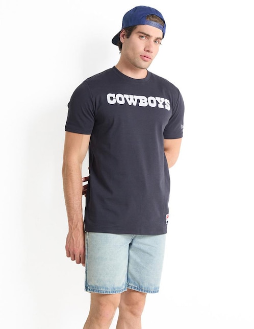 Playera deportiva para fútbol americano New Era Dallas Cowboys de hombre