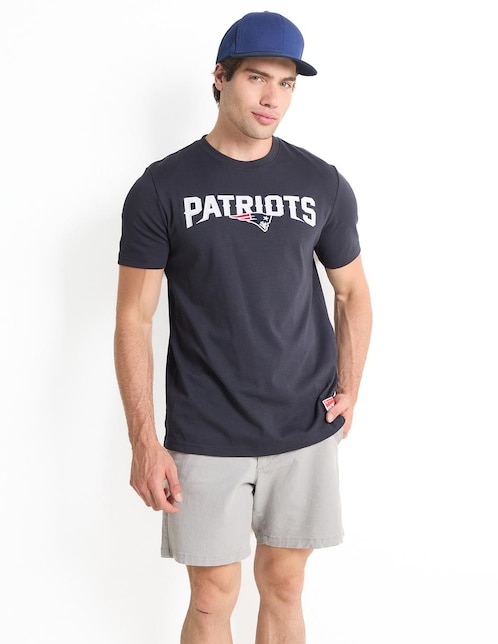 Playera deportiva para fútbol americano New Era New England Patriots de hombre