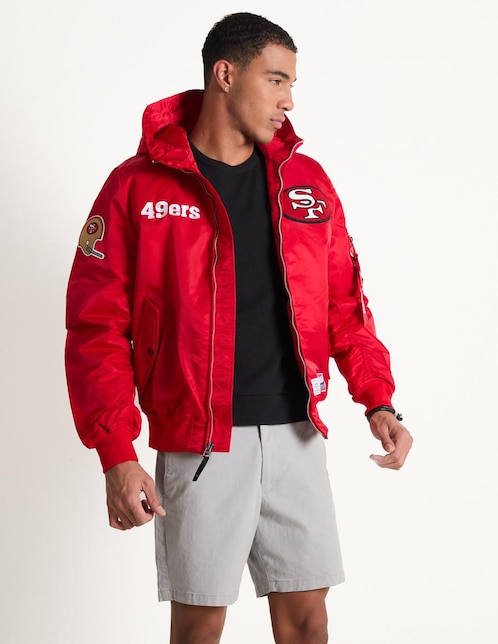Chamarra New Era San Francisco 49ers NFL para hombre