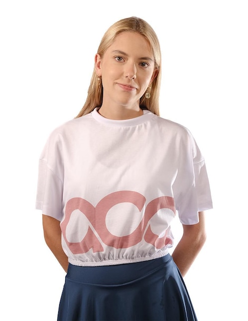 Playera deportiva para deporte con raqueta Aca Padel de mujer