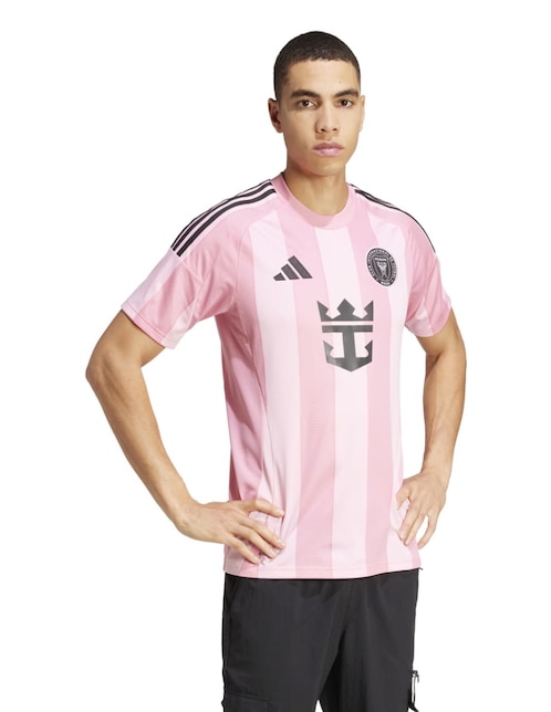 Jersey de  Inter de Miami local manga corta Adidas  para hombre