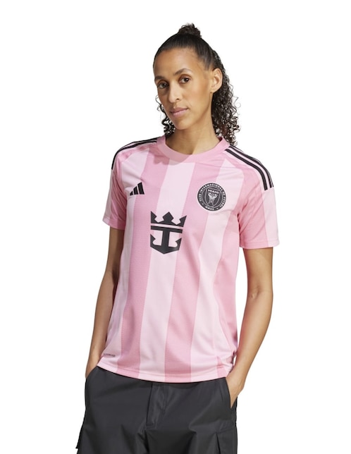 Jersey de Inter de Miami local manga corta Adidas para mujer