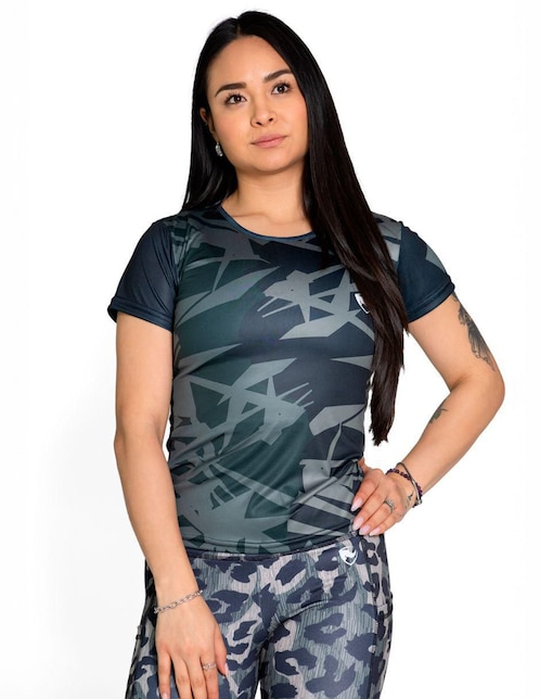 Playera deportiva para entrenamiento de mujer 1