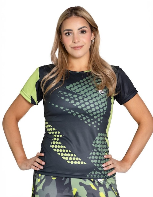Playera deportiva para entrenamiento de mujer 1