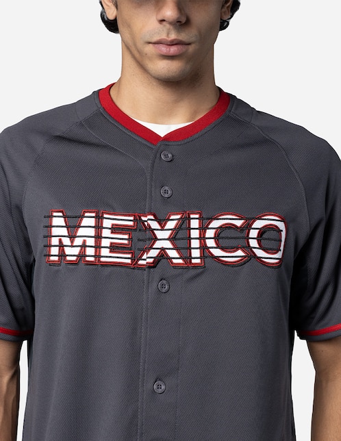 Jersey de Diablos Rojos del México cuarto equipo manga corta New Era para hombre