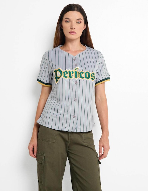 Jersey de  Pericos de Puebla tercer equipo manga corta New Era  para mujer