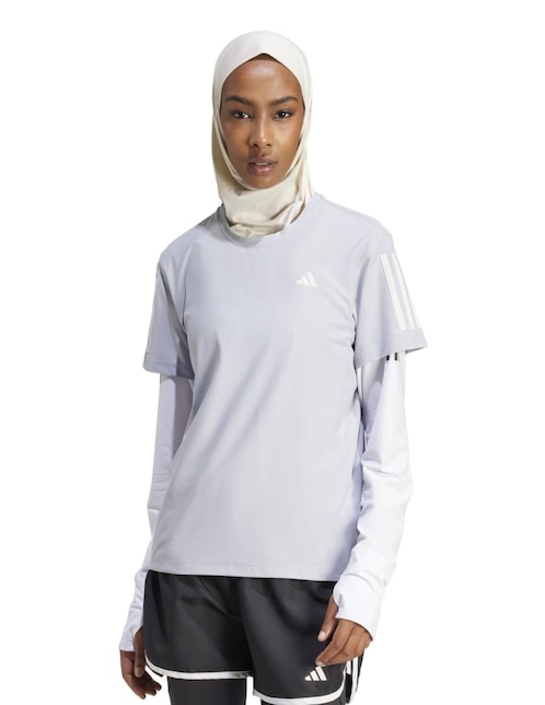 Playera deportiva para correr de mujer 1