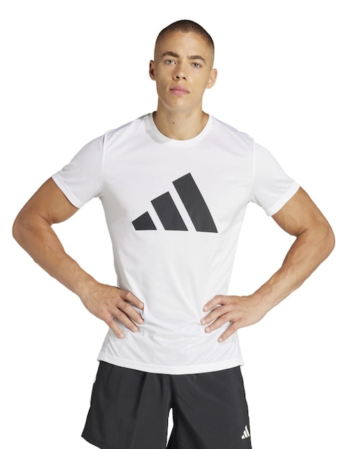 Playera deportiva para correr Adidas de hombre