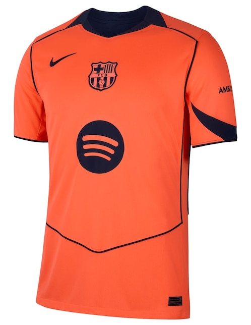 Jersey de Fútbol Club Barcelona local manga corta Nike para hombre