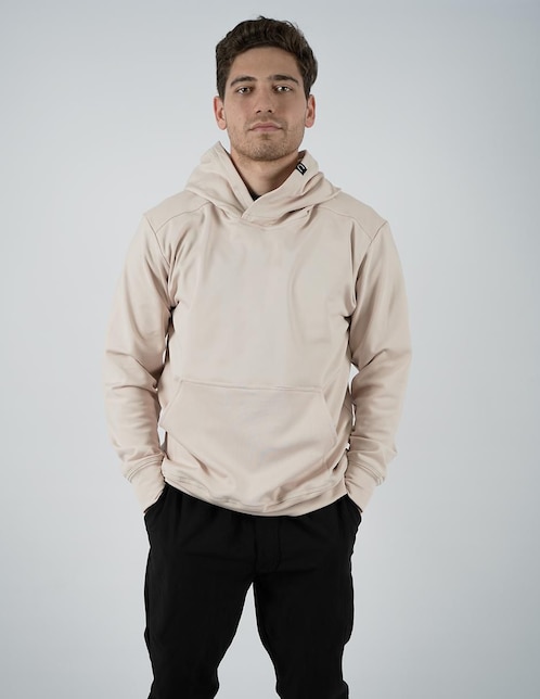 Sudadera ruler con capucha y bolsa para hombre