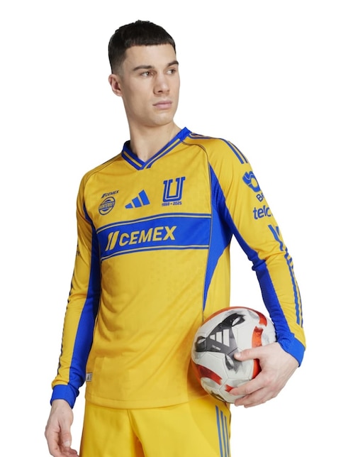 Jersey de  Tigres UANL  manga larga Adidas  para hombre