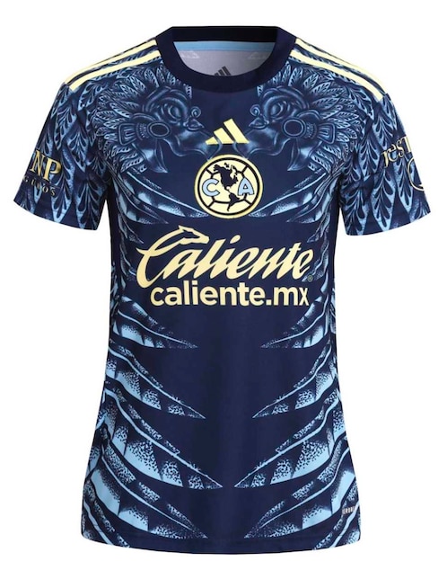 Jersey de Club América visitante manga corta Adidas para mujer