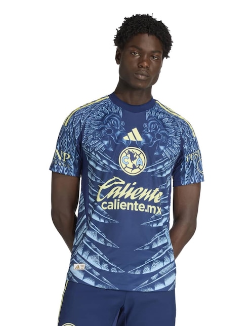 Jersey de Club América visitante authentic manga corta Adidas para hombre