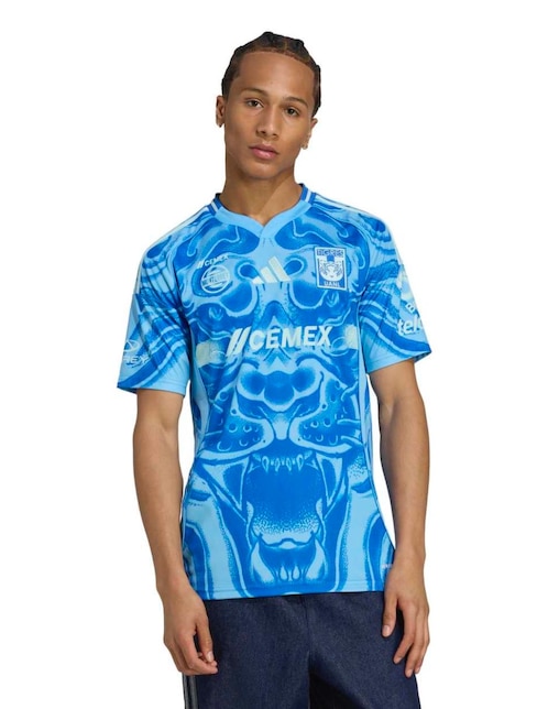 Jersey de  Tigres UANL visitante manga corta Adidas  para hombre