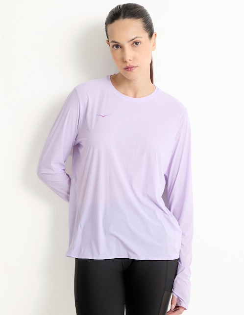 Playera deportiva para correr de mujer 1